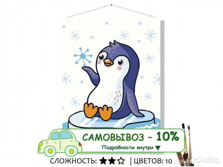 Картина по номерам на холсте