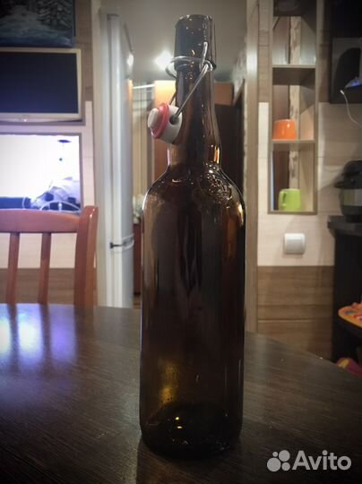 Бутыль 0,75 с бугельной пробкой