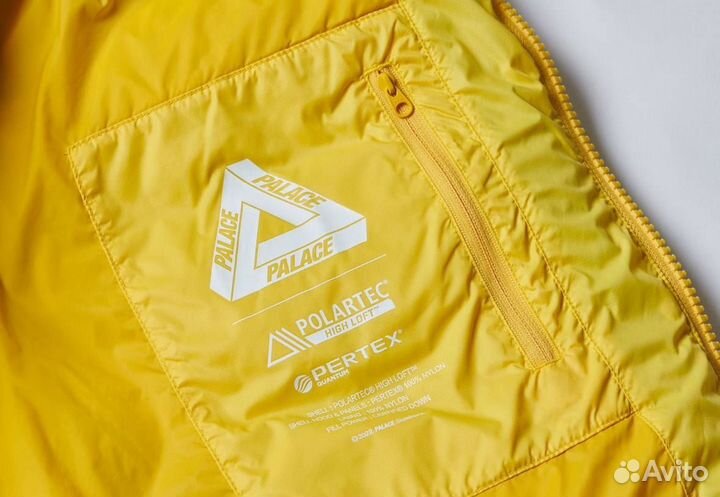 Palace Polartec High Loft Puffa “Yellow пуховик