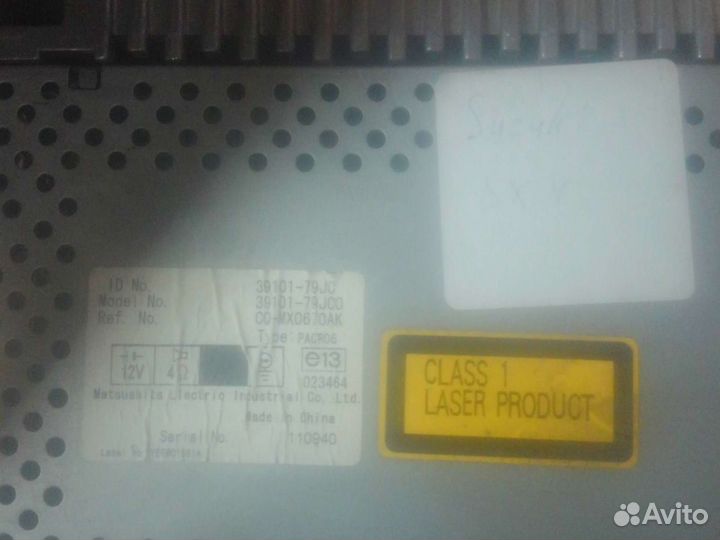 Штатная магнитола Suzuki SX 4