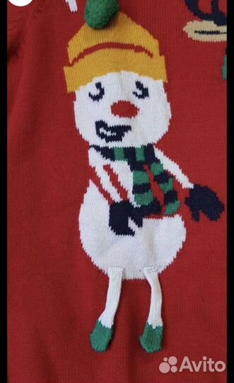 Новогодний свитер для мальчика