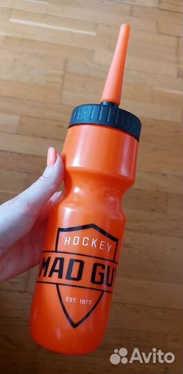 Бутылка для воды хоккейная