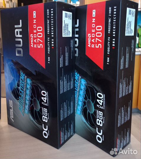 Видеокарта asus RX 5700-8Gb-256Bit