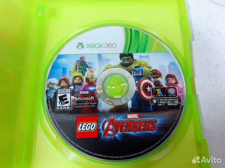Xbox 360 lego Marvel Мстители (Avengers) б/у