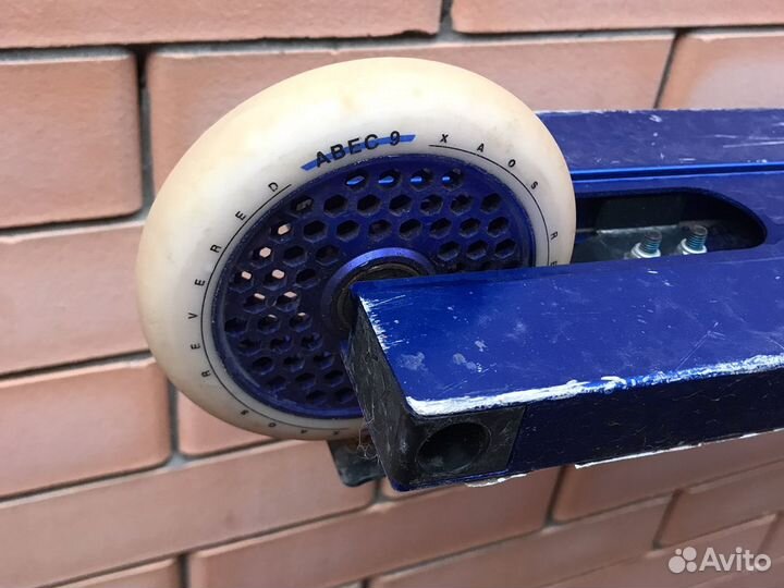 Трюковой самокат Xaos Revered, синий / черный