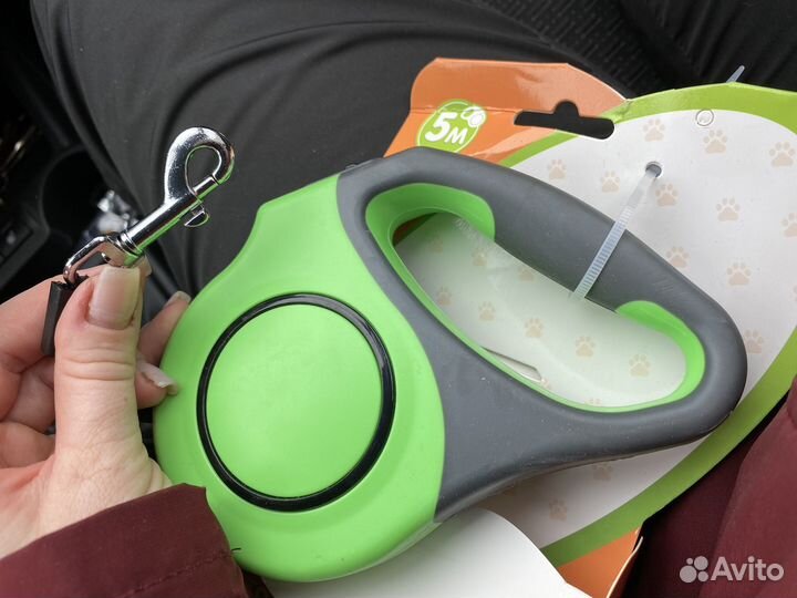 Поводок рулетка для собак новый 5м