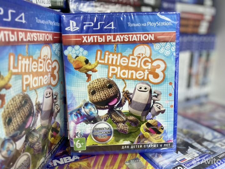 Диск PS4 Little big planet 3 / Новый