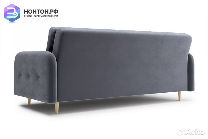 Диван книжка Париж темно-серый