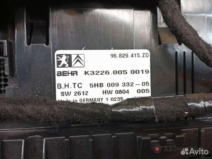 Блок управления печки/климат-контроля Citroen C5 2