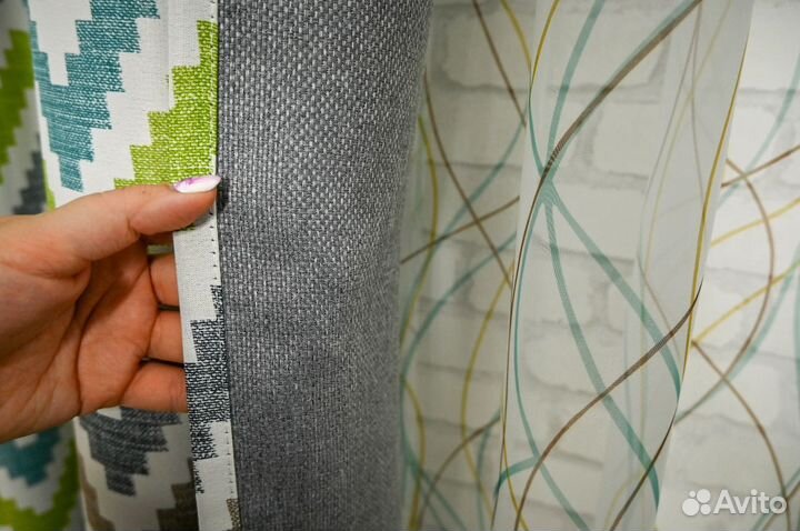 Прямые шторы классические