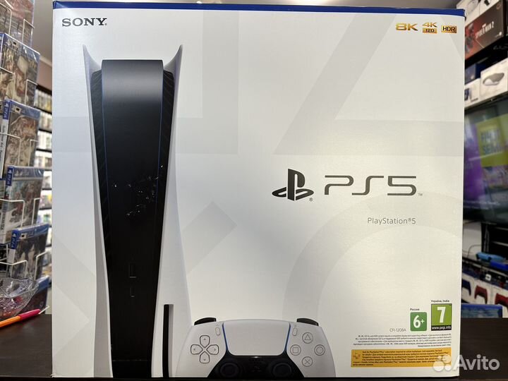 Sony PlayStation 5 рст с дисководом новый 3 я рев