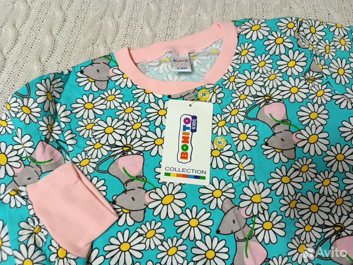 Пижама для девочки новая