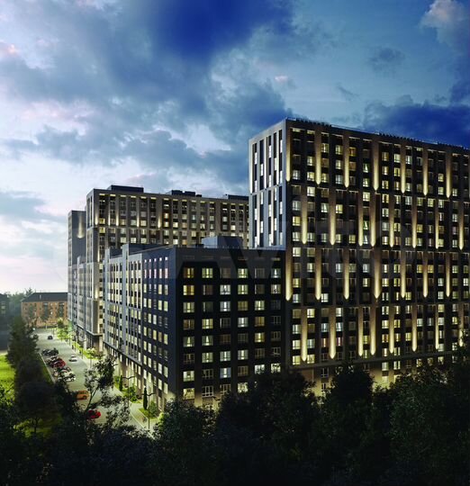 1-к. квартира, 39,8 м², 16/19 эт.