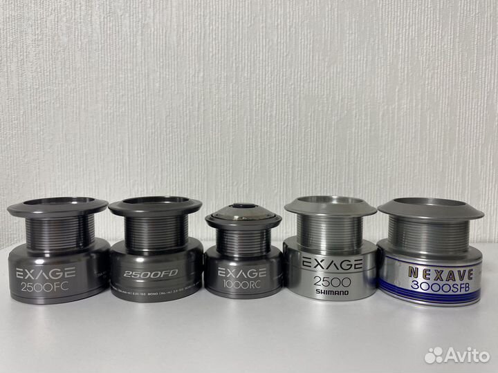 Shimano шпуля в ассортименте