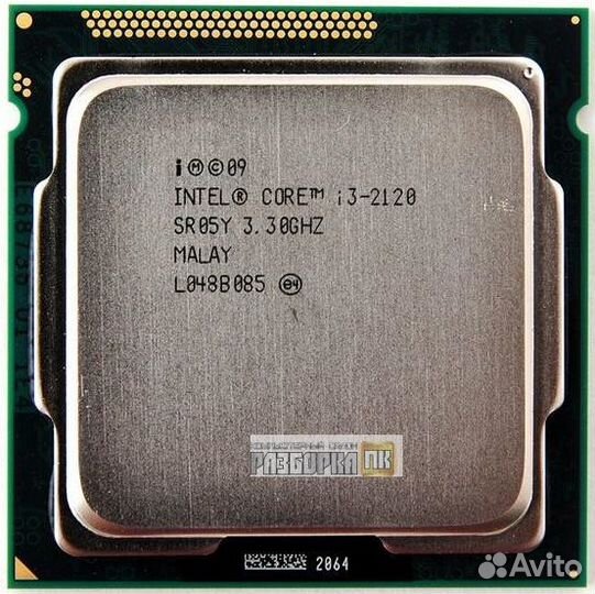 Процессор s1155 Intel Core i3-2120 2 ядра по 3.30