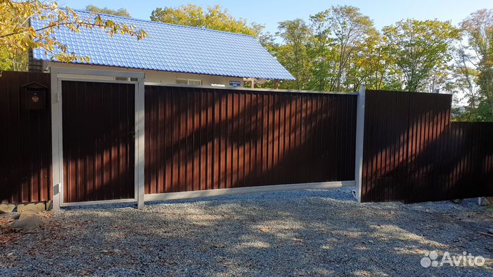 Заборы,ворота,навесы,сварочные работы