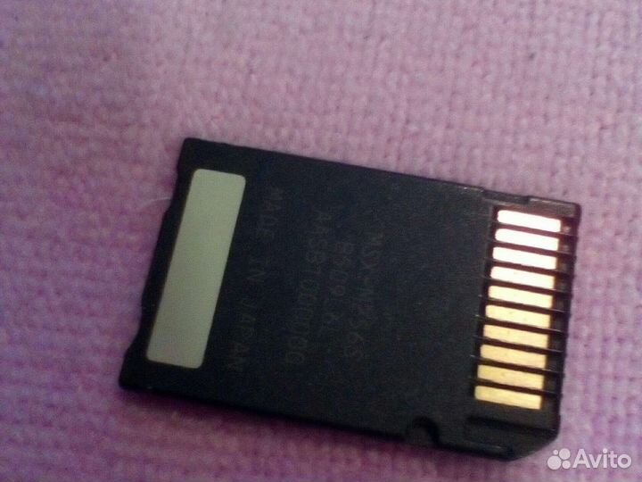 Карта памяти Sony MS pro duo 256 mb