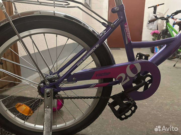 Детский велосипед novatrack vector 20