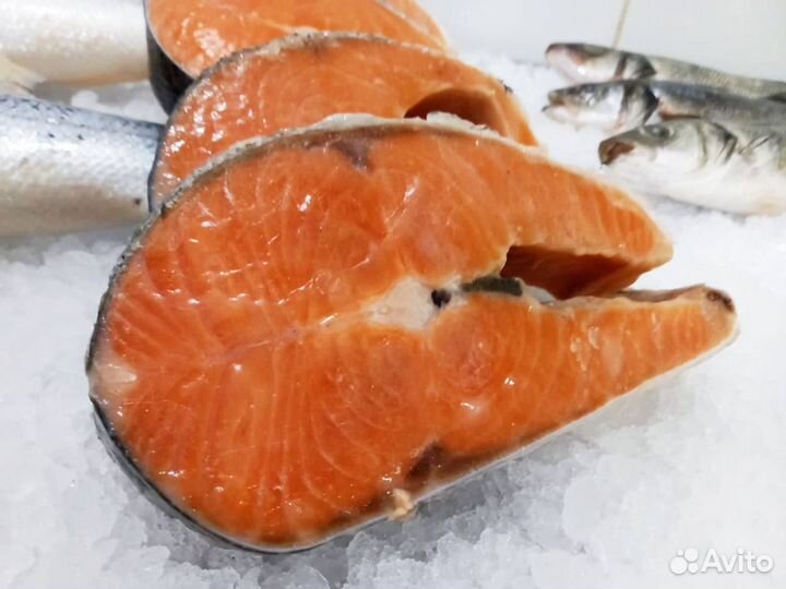 Стейк лососевых в ассортименте