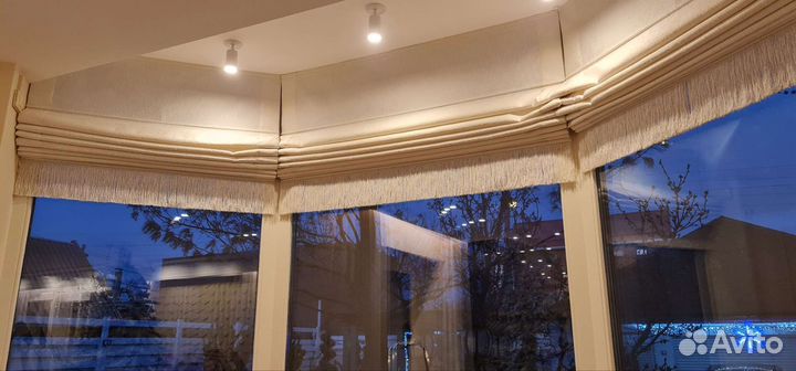 Римские шторы с приводом