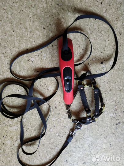 Шлейка + поводок рулетка