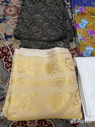 Ткани: кристалл, шелк