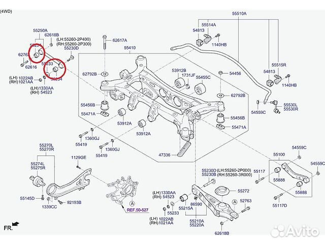 Сайлентблок Sportage Ix35 Sorento