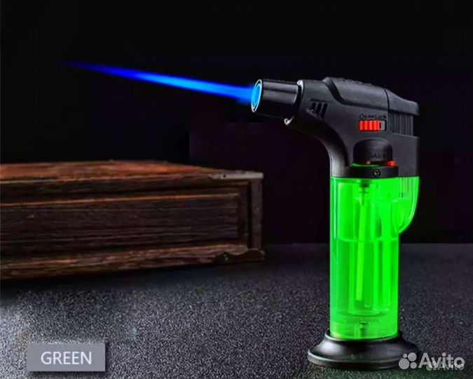 Зажигалка турбо автоген перезаряжаемая новая