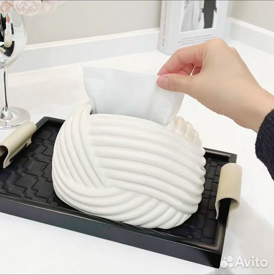 Салфетница керамическая