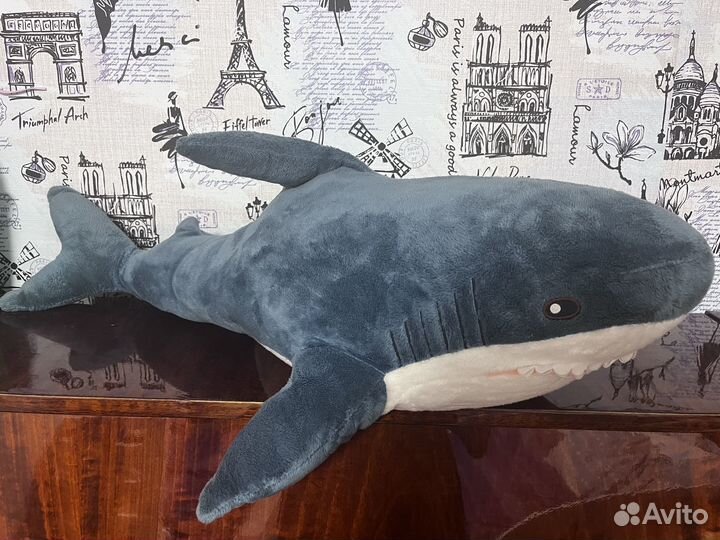 Мягкая игрушка акула IKEA