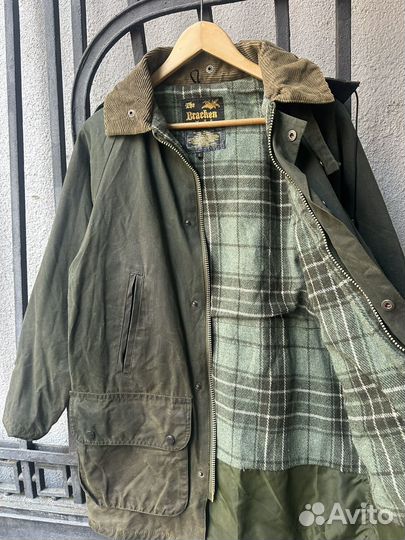 Винтажная вощеная куртка Bracken как Barbour