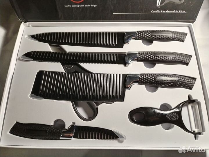 Набор кухонных ножей zepter 6в1 новый, Доставка