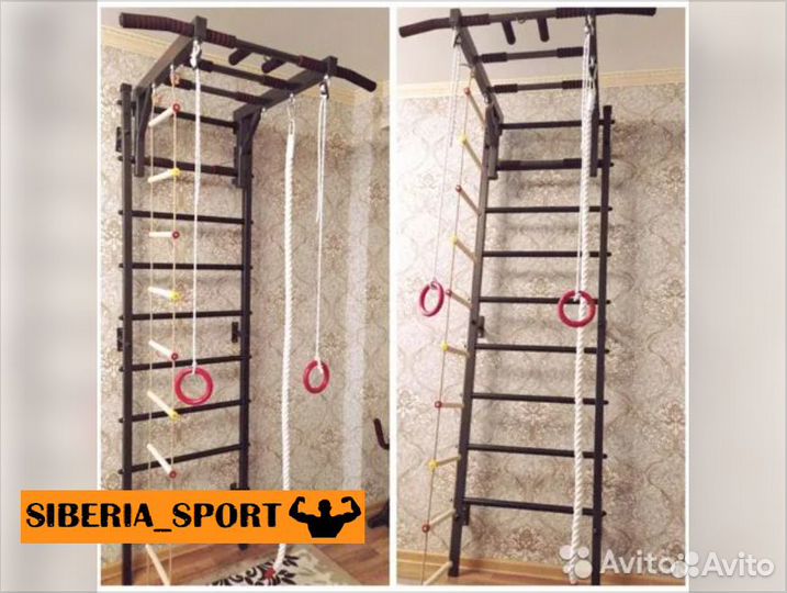 Шведская стенка, турник рукоход