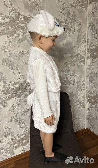 Новогодний карнавальный костюм зайчик прокат