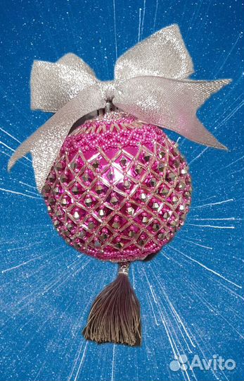 Новогодние шары ручной работы