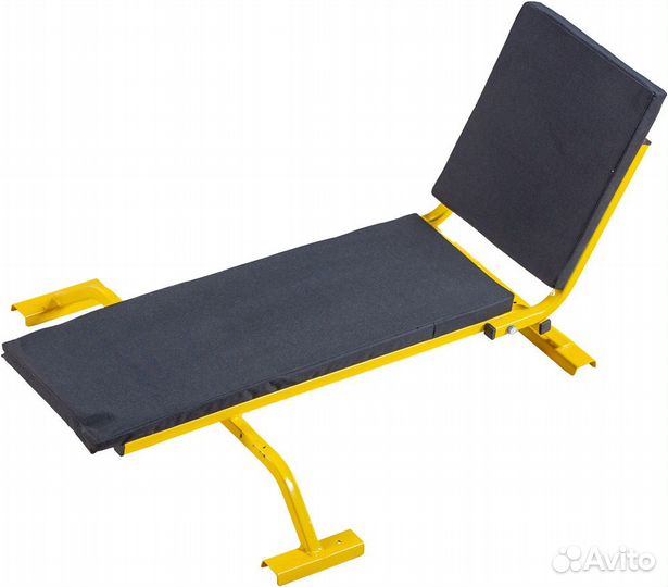 Сиденье для саней С-6 продольное со спинкой