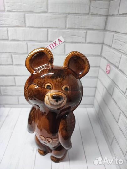 Олимпийский мишка Фарфор 28 см