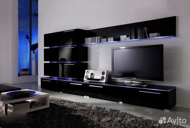 Стенка для гостиной Антрацит