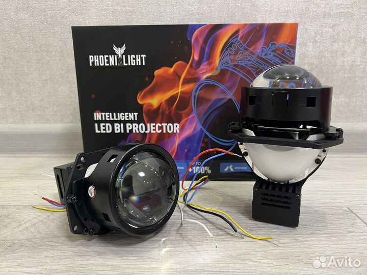 Biled lens Phoenix Y6 3D ярче чем Aozoom Dragon K3