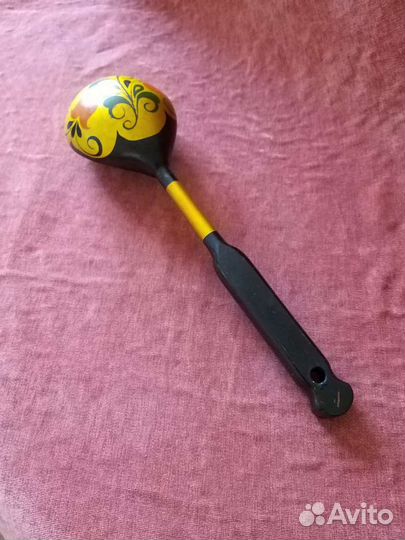 Половник деревянный.Хохлома