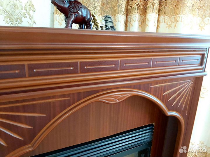 Камин электрический с порталом угловой