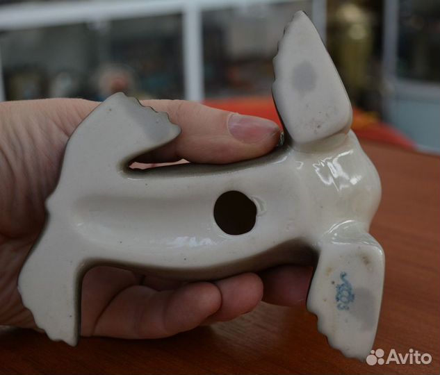 Фарфоровая статуэтка- морской котик лфз