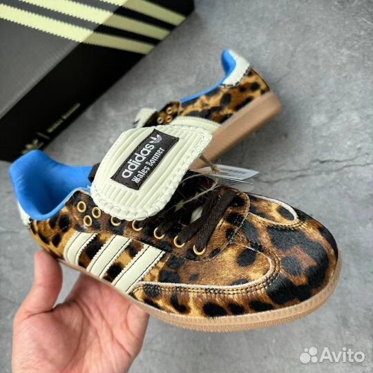 Кроссовки Adidas Samba Pony Leopard (Леопардовые)