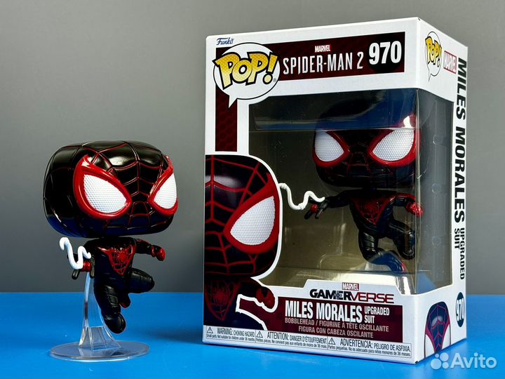 Funko Pop Marvel 970 Miles Morales Upgraded Suit