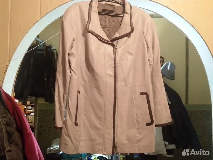 Куртка кожаная