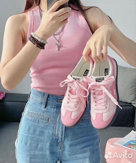 Кроссовки Asics Onitsuka tiger tokuten pink