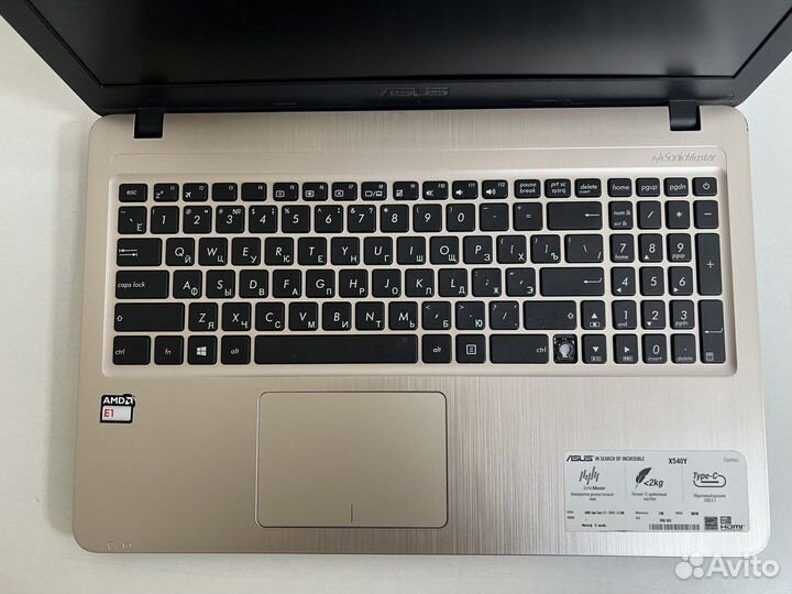 Ноутбук Asus x540y