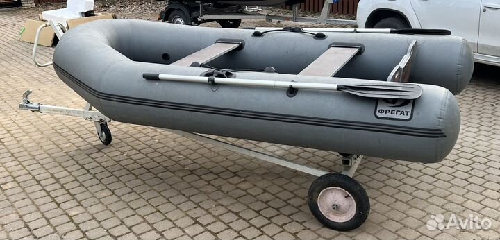 Лодка пвх Фрегат 300ек(надувная) с прицепом