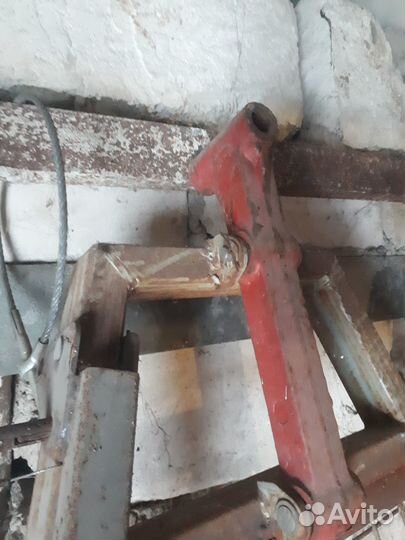 Телега для мотоблока СССР 200кг с тормозом