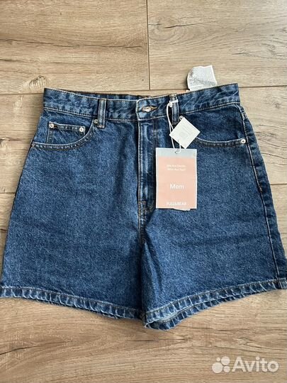 Шорты джинсовые MOM pull&bear